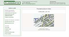 Desktop Screenshot of planografie.cz
