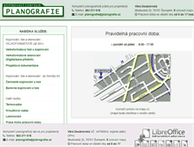 Tablet Screenshot of planografie.cz